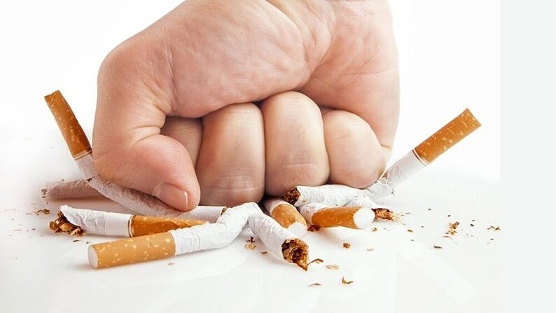 opustitev kajenja in posledice za telo